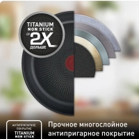 Сковорода вок с крышкой Daily Cook, G7309955, 28 см