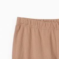 Костюм для девочки (свитшот, брюки) MINAKU, бежевый, рост 110 см