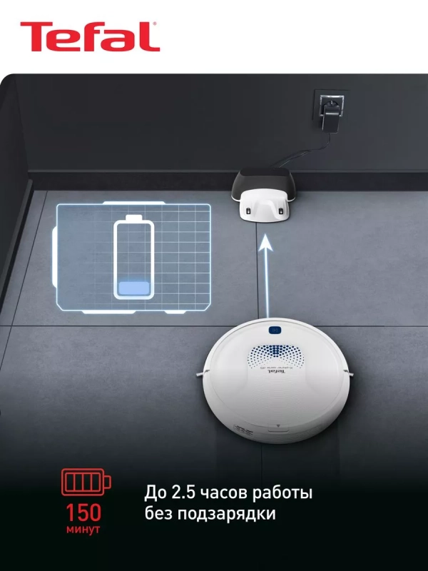 Робот пылесос X-plorer Serie 45 Aqua RG8277WH