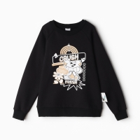 Свитшот детский MINAKU, цвет чёрный, рост 158 см Свитшот детский MINAKU, цвет чёрный, рост 158 см