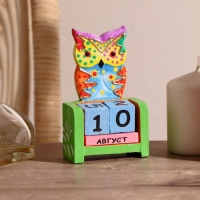 Деревянный календарь "Сова"7х4х10 см МИКС (2языка) Деревянный календарь "Сова"7х4х10 см МИКС (2языка)