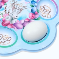 Пасхальная подставка на 6 яиц &laquo;Светлой Пасхи!&raquo;, 21,5 х 19.9 см.