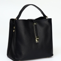 Сумка женская тоут на молнии, цвет чёрный Сумка женская тоут на молнии, цвет чёрный