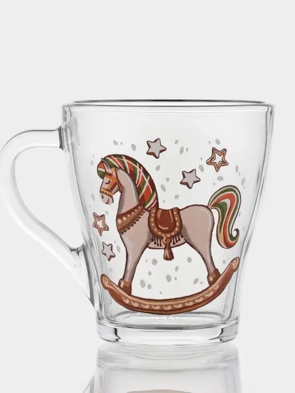 Кружка "Грация" "Новогодние игрушки" 250 мл