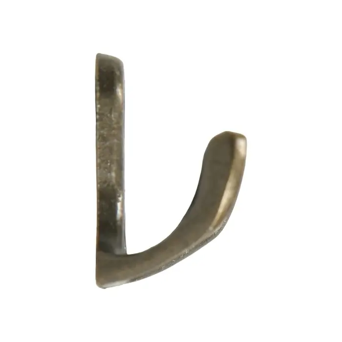 Крючок мебельный ТУНДРА TKd=004, двухрожковый, бронза, 200 шт.