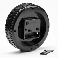 Часы - будильник настольные "Гонки" детские, дискретный ход, d-10 см, 14 х 14 см, АА