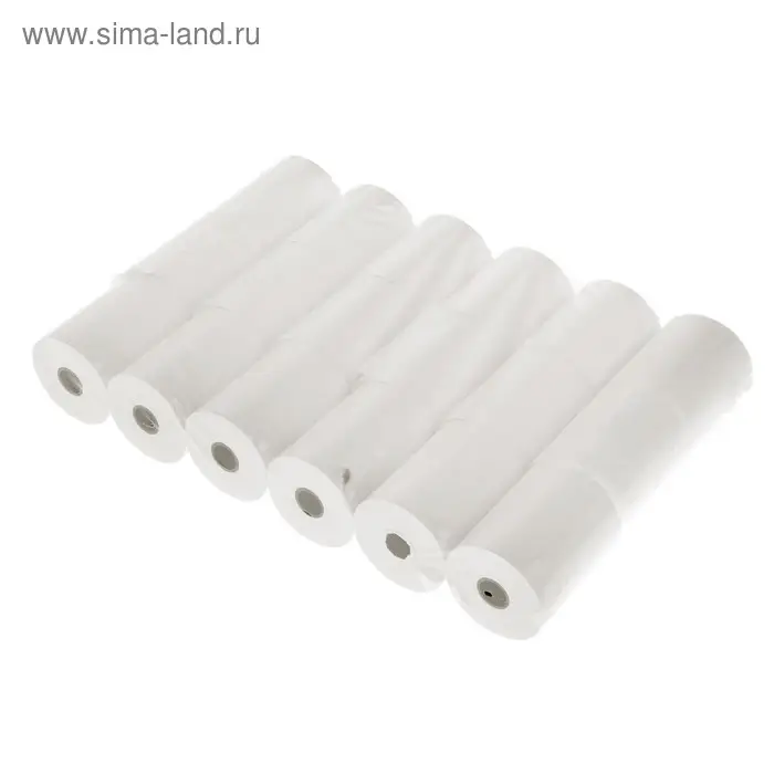 Чековая лента термо 57 мм 27 м, 57х12х27, 48 г/м2