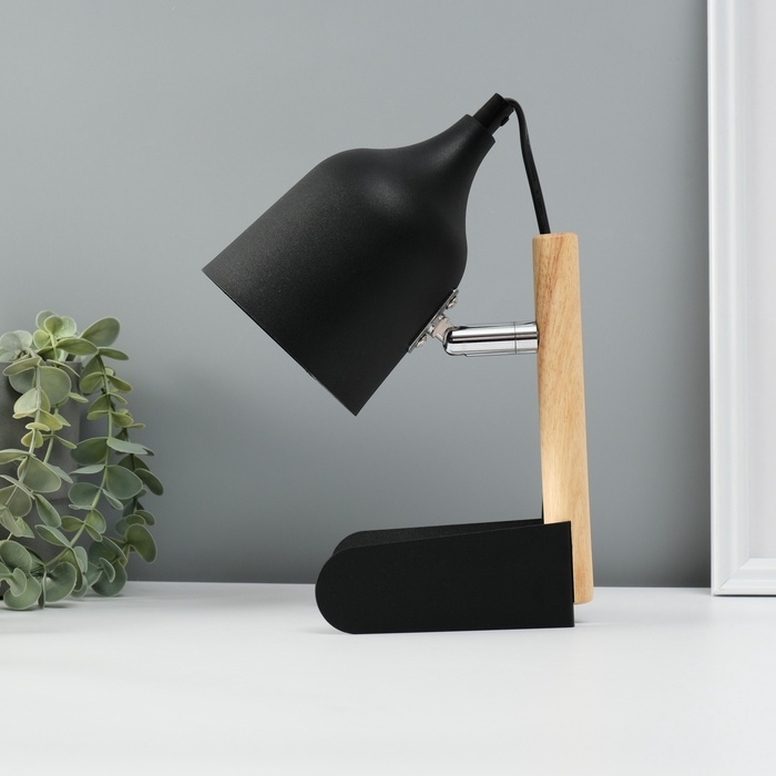 Лампа настольная "Престиж" 1х40Вт Е27 черный 13х12х24см