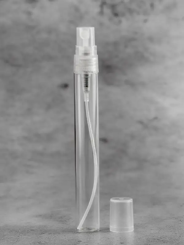 Флакон для парфюма, с распылителем, 10 мл, фасовка - 5 шт., прозрачный