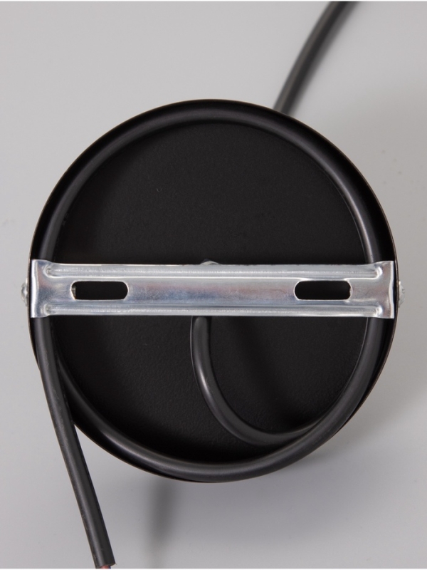 Светильник "Линда" 1х40Вт Е27 черный 15х15х31(+100)см