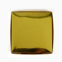 Коробка для конфет &laquo;Золотистая&raquo;, 10.5 х 10.5 х 3.5 см