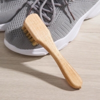 Щётка для обуви для нанесения крема,15×2 см, свиная щетина Щётка для обуви для нанесения крема,15×2 см, свиная щетина