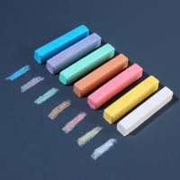 Набор цветных мелков Синий трактор, 10 цветов, 29 штук Набор цветных мелков Синий трактор, 10 цветов, 29 штук