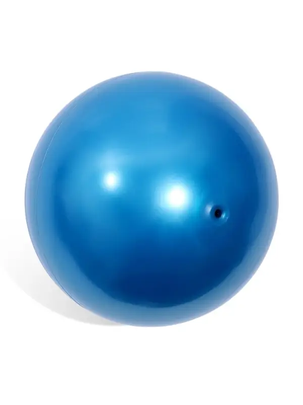 Мяч для художественной гимнастики Металлик, диаметр 19см, цвет синий