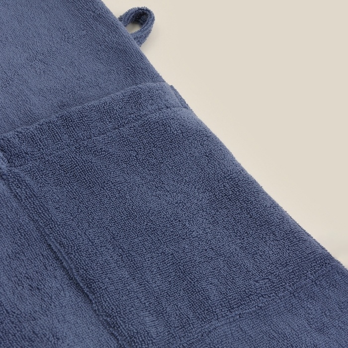 Халат махровый с капюшоном женский SL HOME: Basic "Ривьера", р-р M, 100% хл, 420 г/м2