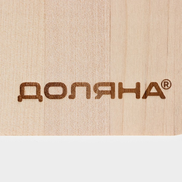 Доска разделочная деревянная Доляна, 37,5&times;21 см