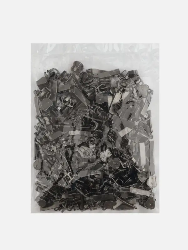 Бегунок для молнии &laquo;Трактор&raquo;, №5, цвет чёрный никель