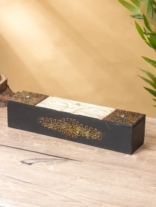 Шкатулка "Будда" 32х7х7 см, МДФ