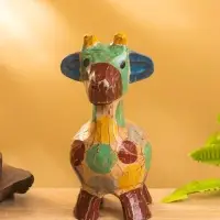 Сувенир "Жирафик" дерево 9х9х20 см, разноцветный