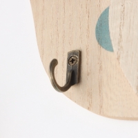 Крючки декоративные дерево "Абстракция. Кляксы. Цветок" 1,5х19,5х23,3 см Крючки декоративные дерево "Абстракция. Кляксы. Цветок" 1,5х19,5х23,3 см