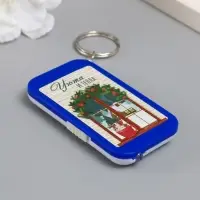 Фонарик брелок для ключей на кольце &laquo;Уюта и тепла&raquo;, 6.5&times;3.5&times;1 см