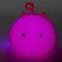 Ёжка &laquo;Котик&raquo; световой, цвета МИКС