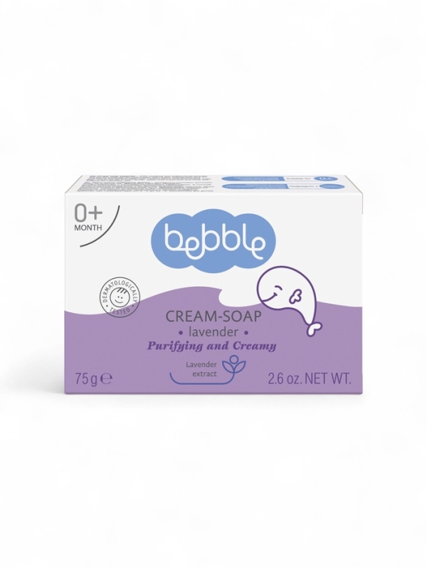 Крем-мыло детское Bebble с ароматом лаванды, 75 г