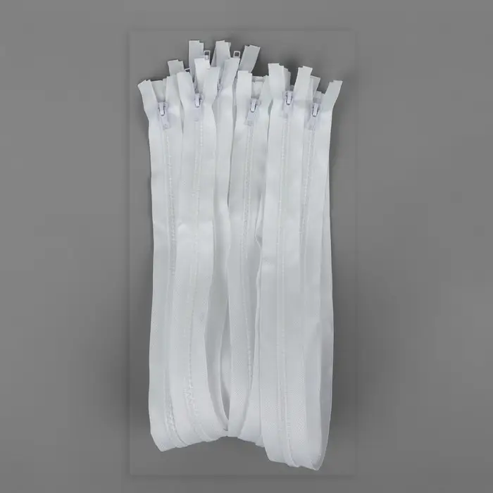 Молния &laquo;Трактор&raquo;, №5, разъёмная, замок автомат, 60 см, белая