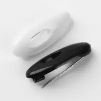 Булавки безопасные, 40 мм, 6 шт, цвет чёрный/белый