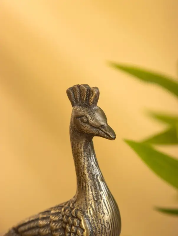 Сувенир &laquo;Павлин&raquo;, 18&times;8.5&times;14 см, алюминий