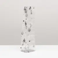 Пакет подарочный новогодний с жёстким дном 6&times;8&times;30 см