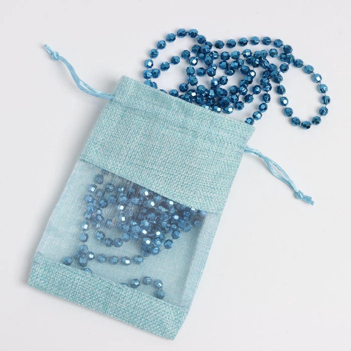 Льняной мешочек для хранения украшений, подарков, трав, 10 х 14 см, набор из 5 штук Льняной мешочек для хранения украшений, подарков, трав, 10 х 14 см, набор из 5 штук