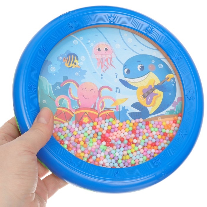 Погремушка &laquo;Барабан&raquo;, 18 см, шум дождя, Крошка Я