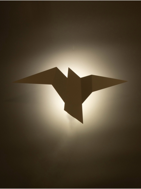 Светильник Crow 1х10Вт GU10 белый 35х18х10см