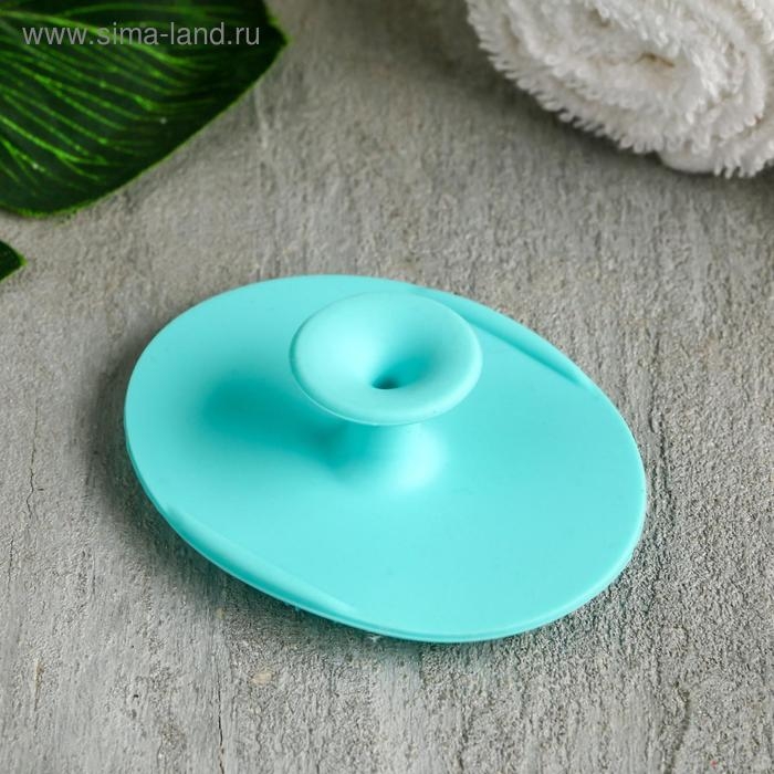 Массажер для лица, спонж для умывания &laquo;I am mermaid&raquo;, бирюзовый 9 х 12 см