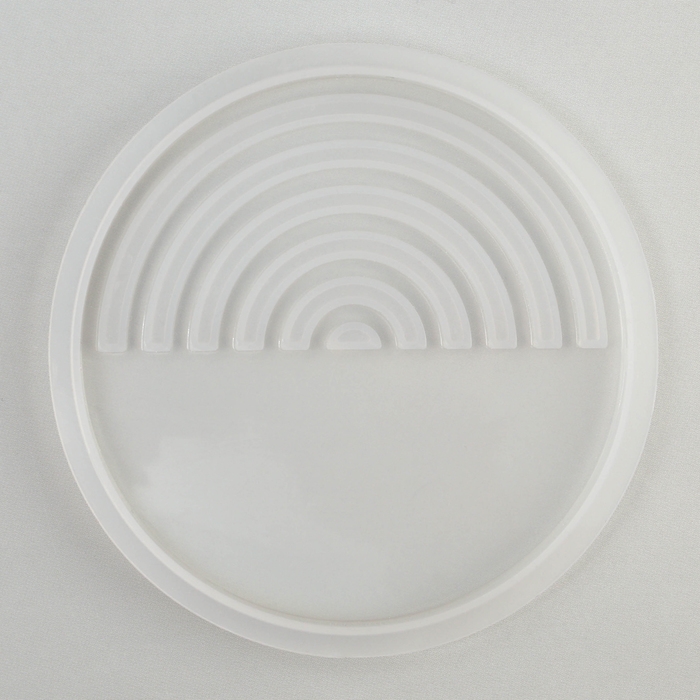 Подставка из гипса. Набор для создания поддона с красками &laquo;Круг&raquo;