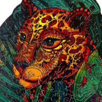 Пазлы деревянные фигурные «Быстрый гепард», 126 элементов Пазлы деревянные фигурные «Быстрый гепард», 126 элементов