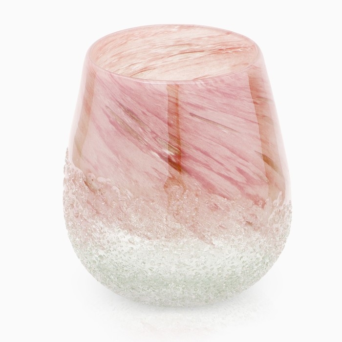 Ваза для цветов &laquo;Элен&raquo; из цветного стекла 15&times;14&times;14 см