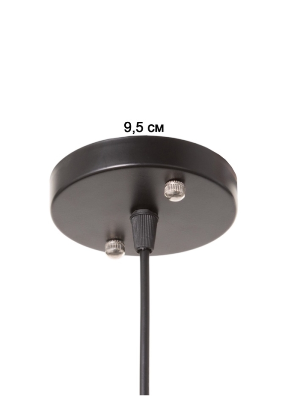 Светильник "Узор" 1х40Вт Е27 черный 23х23х22см