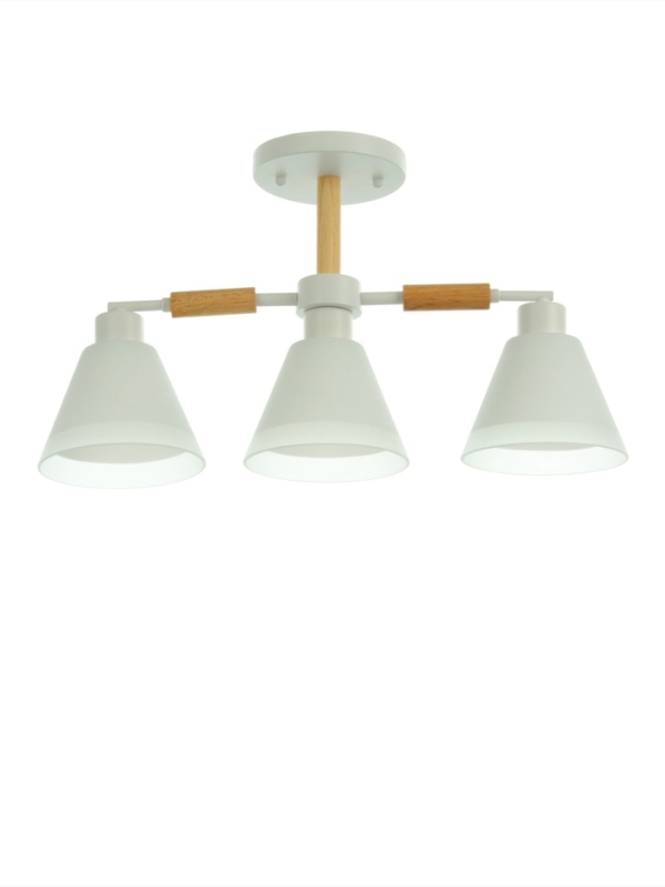 Люстра "Вудли" 3хЕ27 40Вт белый 60х16х29 см