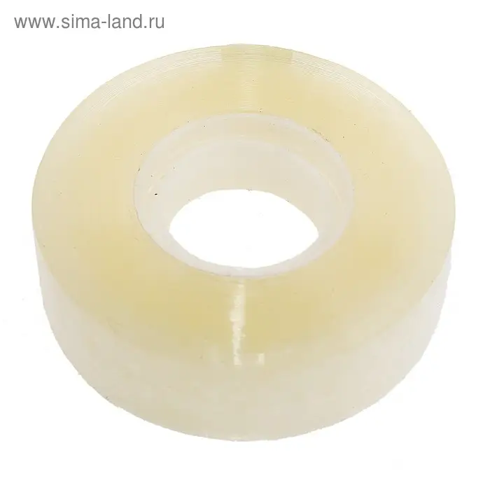 Клейкая лента 19 мм х 66 м., прозрачная