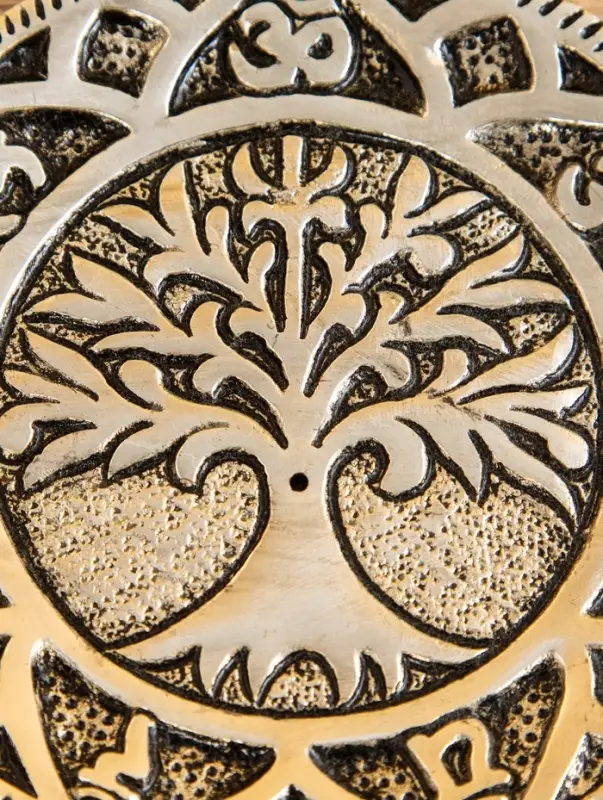 Подставка под благовония "Древо Жизни" алюминий 11 см