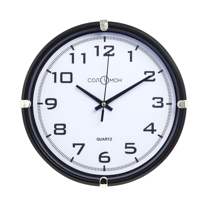 Часы настенные "Модерн", плавный ход, d-24.5 см