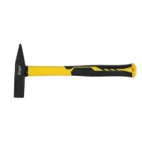 Молоток сварщика ТУНДРА, двухсторонний плоский боек, двухкомпонентная рукоятка, 500 г