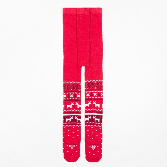 Колготки детские KAFTAN Колготки детские KAFTAN "New Year" 92-98 см, красный