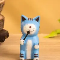 Сувенир &laquo;Кот с микрофоном&raquo;, 3&times;4&times;8 см, дерево, МИКС