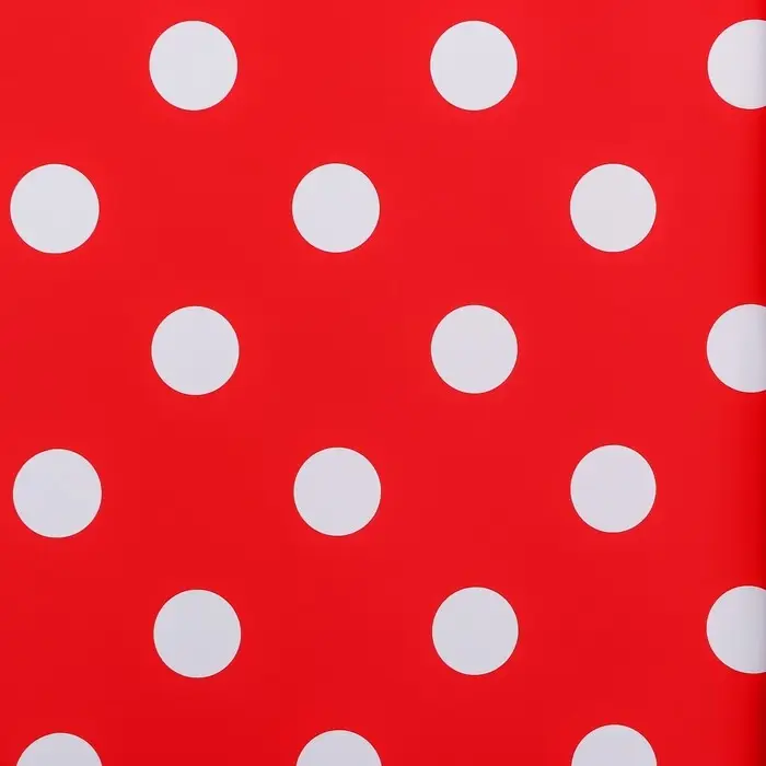 Пленка двухсторонняя &laquo;Горох крупный&raquo;, 58&times;58 см, красный