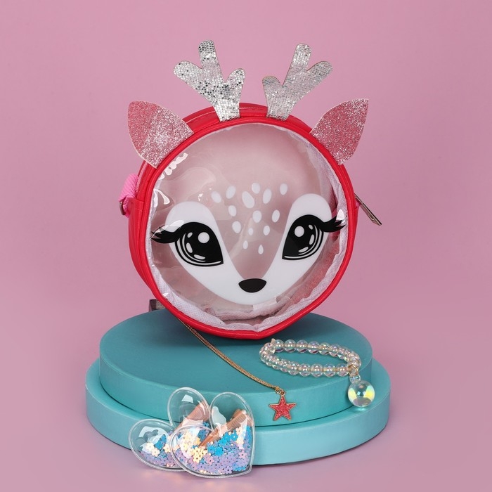 Подарочный набор для девочки &laquo;Олененок&raquo;,сумка, аксессуары