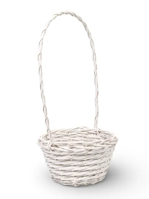 Набор корзин 2 шт, 27х77х17, 19х19х13,  лоза белый