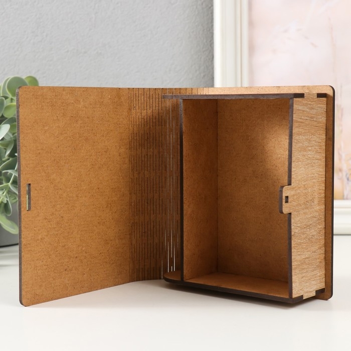 Новогодняя копилка-шкатулка "Тепла и уюта" 14х12х5 см